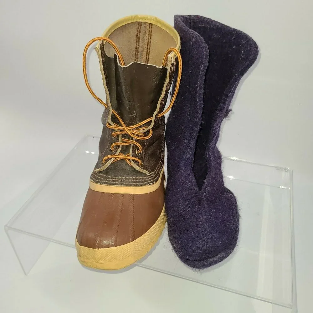 Mens Vintage Sorel Arctic‎ Pac Kaufman Canada Brown Snow Duck Boots Size 7